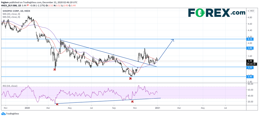 聚焦中国能源股:中石化(386)和中国燃气(384)